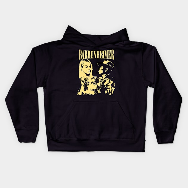 barbenheimer Kids Hoodie by guilhermedamatta